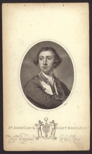 Sir John Lockhart-Ross, almirante británico (grabado) de Joshua (after) Reynolds