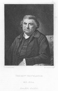 El reverendo Thomas Warton, historiador literario, crítico y poeta inglés de Joshua (after) Reynolds
