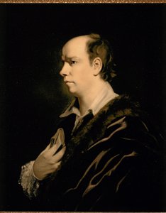 Oliver GOLDSMITH, Retrato c.1770 (óleo sobre lienzo)