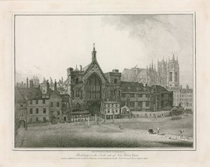 Edificios en el lado sur de New Palace Yard de Joshua Bryant