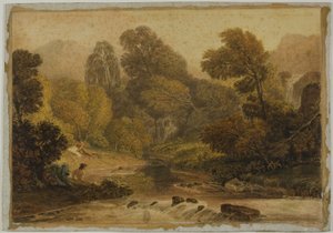 Una escena cerca de Lodore, Cumberland