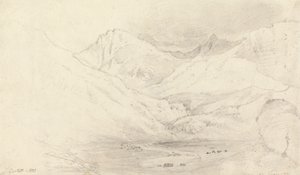 El valle de Nant Ffrancon, Caernarvonshire de Joshua Cristall