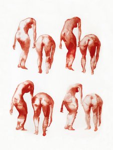Formas desnudas en movimiento