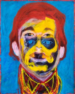 Retrato abstracto a todo color de Joshua Hoskins