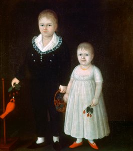 Edward y Sarah Rutter, c. 1805 de Joshua Johnson