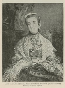 Lady Caroline Lennox, Primera Baronesa Holland de Joshua Reynolds