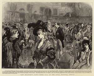 Baile de disfraces de Lady Wolseley en el Hospital Real, Dublín