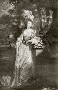 Mary Isabella Somerset, Duquesa de Rutland, grabado por Valentine Green, de 