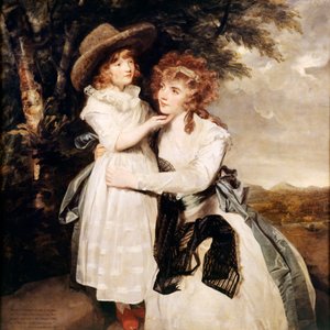 La Srta. Cocks y su sobrina de Joshua Reynolds