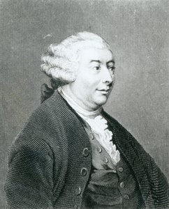 Retrato de David Hume, grabado por William Henry Worthington de Joshua Reynolds