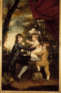 Los niños del cordero. Pintura de Joshua Reynolds (1723-1792). Siglo XVIII. Colección privada de Joshua Reynolds