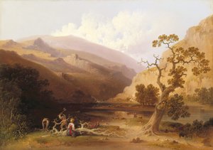 Los pioneros (óleo sobre lienzo) de Joshua Shaw