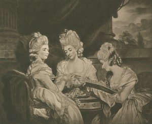 Las Damas Waldegrave de Joshua after Reynolds