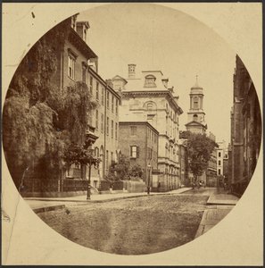Chauncy Street desde Exeter Place de Josiah Johnson Hawes