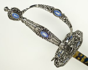 Detalle de una espada pequeña, c.1790 de Josiah Wedgwood