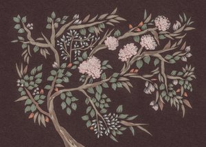 Árbol de flores rosas de Josie George
