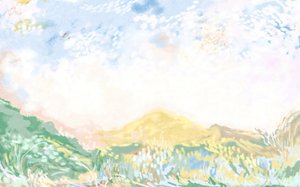 Paisaje en tonos pastel suaves de Josie George