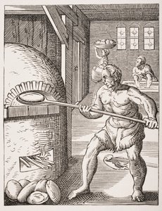 El Panadero. Reproducción del siglo XIX del siglo XVI (grabado)