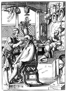 Barbero, siglo XVI, 1849 de Jost Amman
