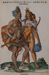 Costumbres de los habitantes de Brasil de Jost Amman