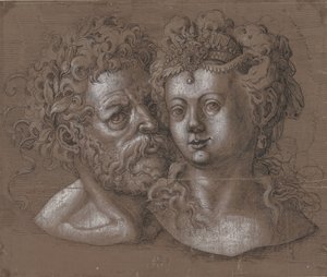 Cabeza masculina y femenina