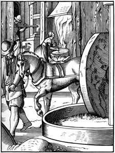 La fabricación de aceite, siglo XVI 1849