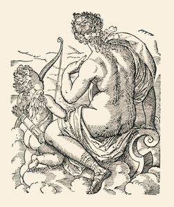 Venus y Cupido, 1906 de Jost Ammon