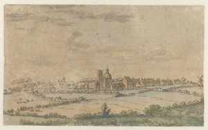 Vista de Scherpenheuvel, Brabante Flamenco de Josua de Grave (attributed to)