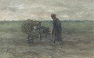 Volviendo del campo (acuarela y acuarela sobre papel) de Jozef (1824 1911) Israels