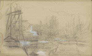 Vista del puerto de Jozef Israëls