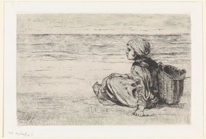 chica junto al mar