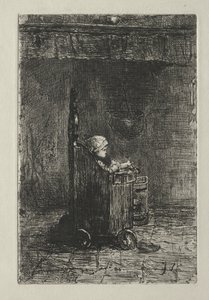 Bebé en su silla de Jozef Israëls