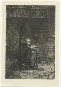 Niño en la trona