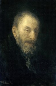 El viejo Isaac" (título original) de Jozef Israëls