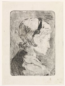 Retrato de Oveja Aleida de Jozef Israëls