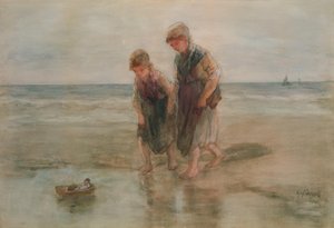 Navegando el barco de Jozef Israëls