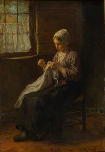La joven costurera de Jozef Israëls