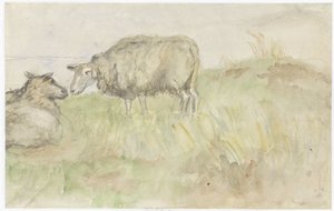 Dos ovejas de Jozef Israëls