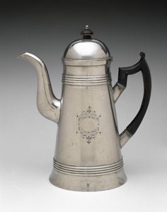 Cafetera, c. 1814-1825 de Jr. Ebenezer Smith