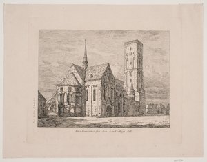 Catedral de Ribe desde el lado noreste