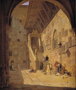 El patio del Palazzo del Bargello. Florencia