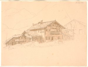 Casa de campesinos en Tirol. Santa Mari de Jørgen V. Sonne