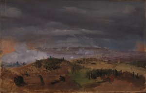 La Batalla de Isted 25 de julio de 1850. Estudio de Jørgen V. Sonne