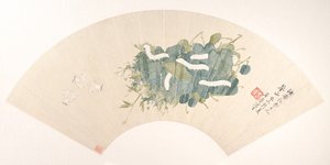 Gusano de seda, fechado en 1859 de Ju Chao