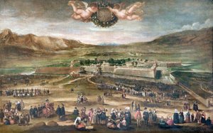 La entrada de Felipe IV en Pamplona, después de 1646 (óleo sobre lienzo) de Juan Bautista Martinez Del Mazo
