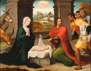 Adoración de los pastores de Juan Correa de Vivar
