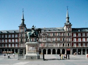Vista de la Plaza Mayor, c.1619 de Juan Gomez de Mora