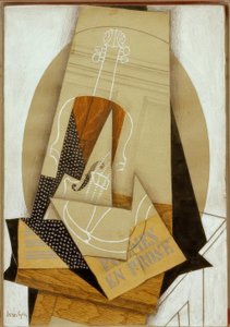 Composición del violín de Juan Gris