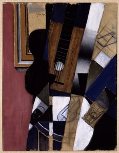Guitarra y pipa de Juan Gris