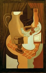 Jarra y frutero de Juan Gris